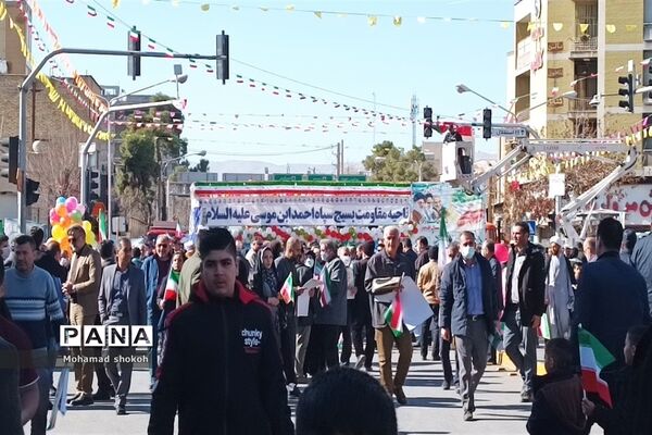 راهپیمایی ۲۲بهمن در شیراز