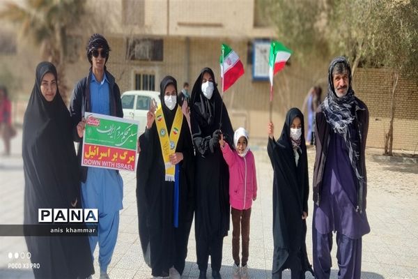 حماسه حضور مردم زهک