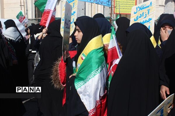 راهپیمایی یوم الله 22 بهمن ماه شهرستان گلبهار