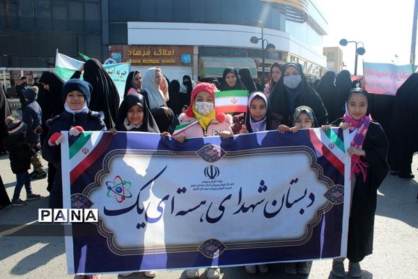 راهپیمایی یوم الله 22 بهمن ماه شهرستان گلبهار