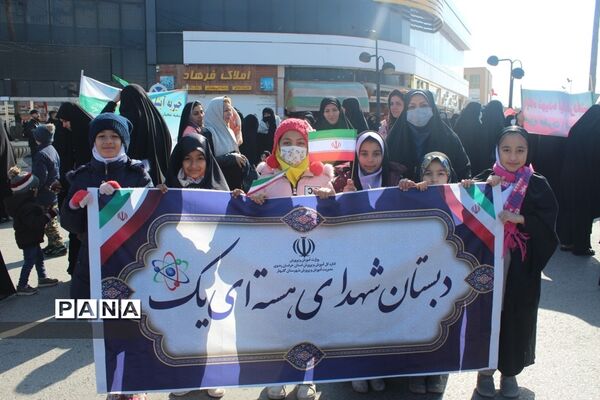 راهپیمایی یوم الله 22 بهمن ماه شهرستان گلبهار