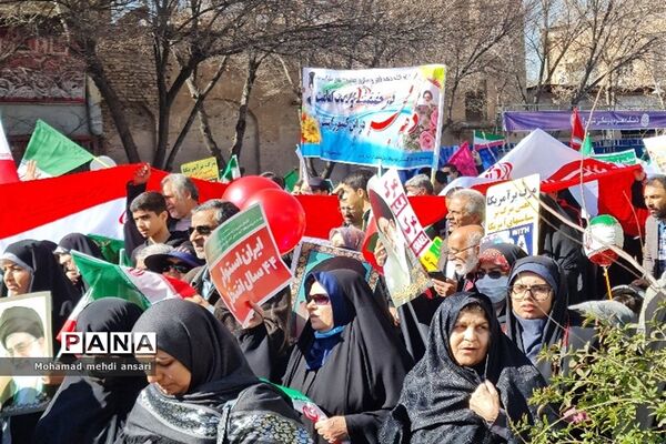 راهپیمایی 22 بهمن در شیراز