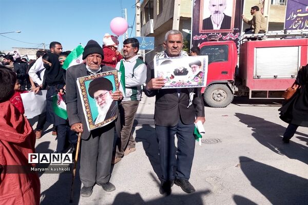 حماسه حضور ۲۲ بهمن در شهرستان رستم