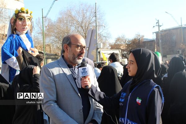 حضور پرشور خبرنگاران پانا در راهپیمایی 22 بهمن