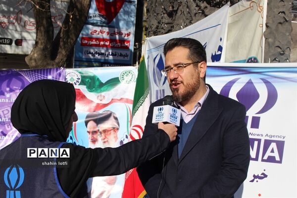 حضور پرشور خبرنگاران پانا در راهپیمایی 22 بهمن