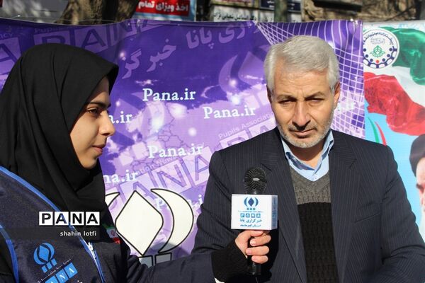 حضور پرشور خبرنگاران پانا در راهپیمایی 22 بهمن