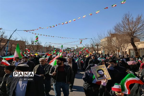 راهپیمایی ۲۲ بهمن در دارالعباده