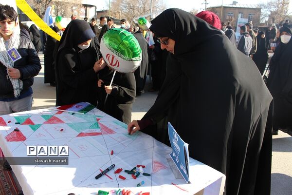 فعالیت‌های غرفه پانا در راهپیمایی 22 بهمن