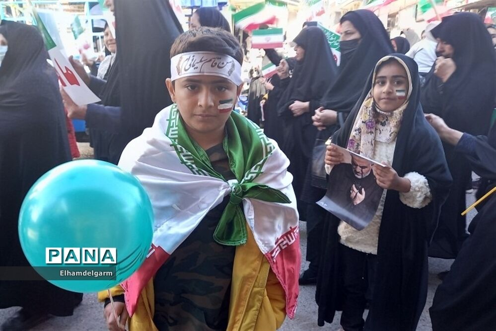 راهپیمایی ۲۲ بهمن در شوشتر