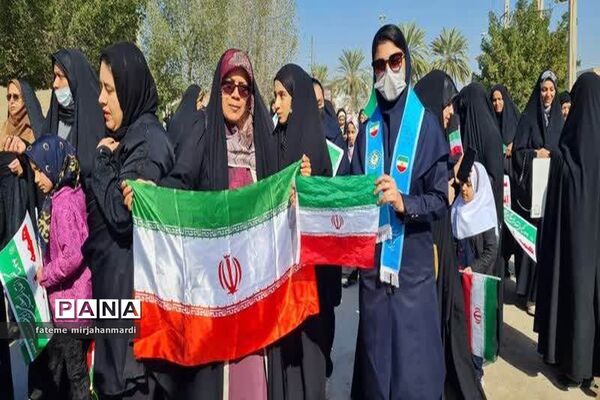 راهپیمایی 22 بهمن در دیلم