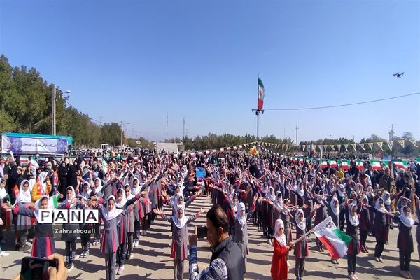 راهپیمایی ۲۲ بهمن در هندبجان