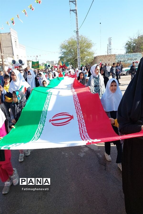 راهپیمایی ۲۲ بهمن در رامشیر