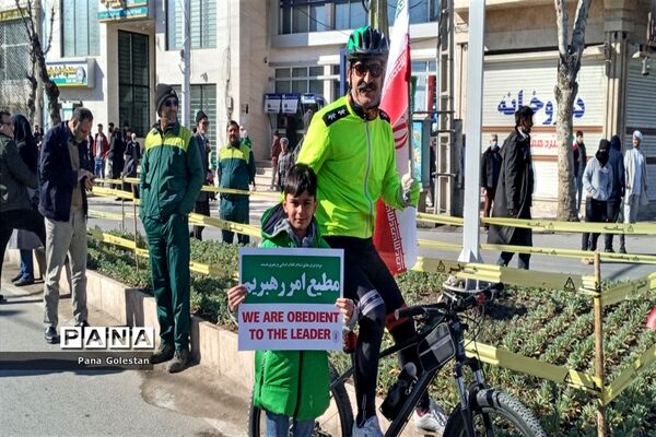 راهپیمایی بیست و دو بهمن در شهرستان علی‌آباد