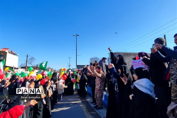 راهپیمایی بیست و دو بهمن در شهرستان علی‌آباد