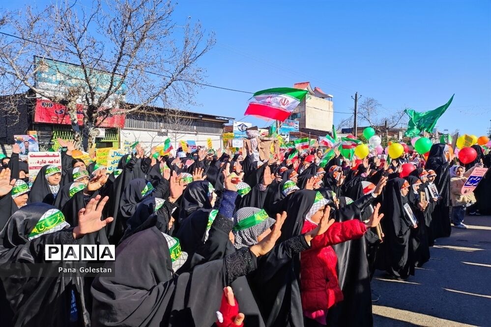 راهپیمایی بیست و دو بهمن در شهرستان علی‌آباد