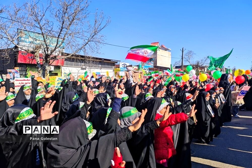 راهپیمایی بیست و دو بهمن در شهرستان علی‌آباد