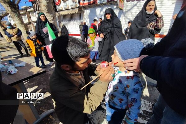 راهپیمایی بیست و دو بهمن در شهرستان علی‌آباد