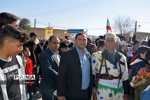 راهپیمایی یوم الله ۲۲ بهمن ماه در پلدختر