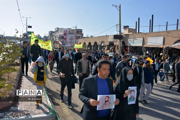 راهپیمایی یوم الله ۲۲ بهمن ماه در پلدختر