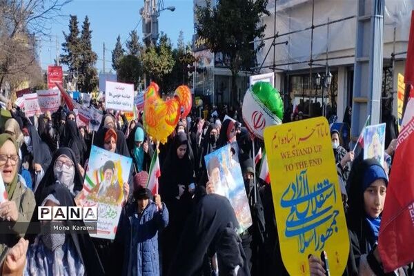 راهپیمایی ۲۲ بهمن در شهرستان نوشهر