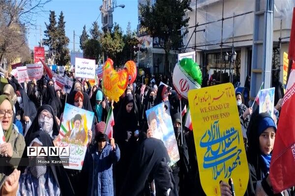 راهپیمایی ۲۲ بهمن در شهرستان نوشهر
