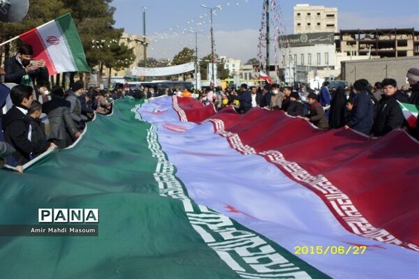 راهپیمایی چهل و چهارمین بهار انقلاب در سمنان -1