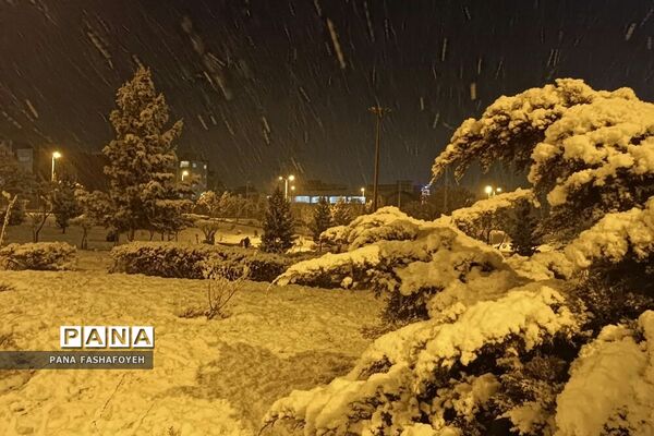 بارش برف زمستانی در فشافویه