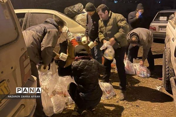 کمک‌های مردمی شهرستان دماوند و رودهن به زلزله‌زدگان شهرستان خوی