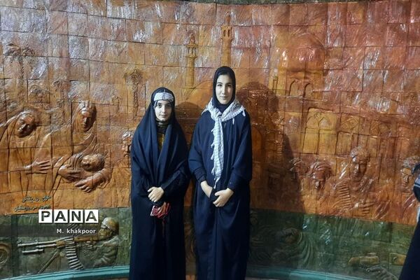 توفیق زیارت شهدا نصیبشان شد و عازم شلمچه شدند