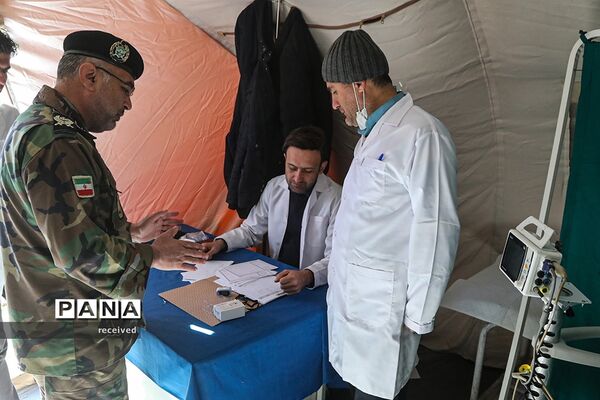 برپایی بیمارستان سیار ارتش جمهوری اسلامی ایران در جنوب ترکیه