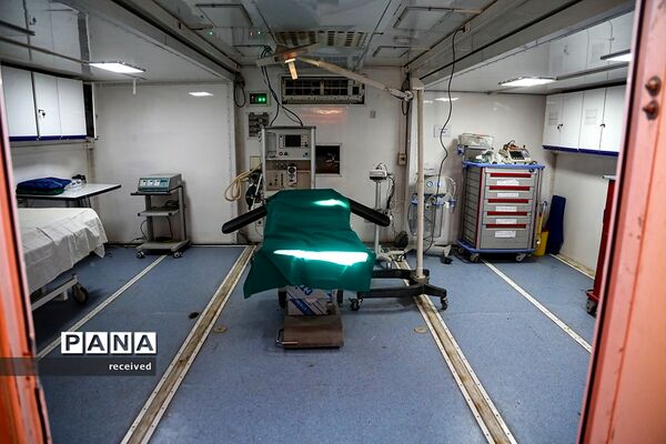 برپایی بیمارستان سیار ارتش جمهوری اسلامی ایران در جنوب ترکیه