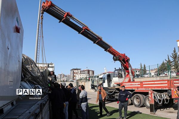 برپایی بیمارستان سیار ارتش جمهوری اسلامی ایران در جنوب ترکیه