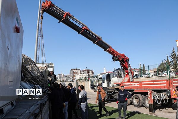 برپایی بیمارستان سیار ارتش جمهوری اسلامی ایران در جنوب ترکیه