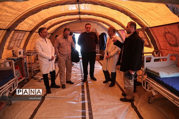 برپایی بیمارستان سیار ارتش جمهوری اسلامی ایران در جنوب ترکیه