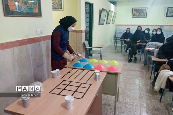 برگزاری مسابقات ورزشی در هنرستان مبتکران رودهن