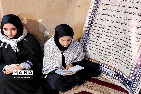 حضور دانش‌آموزان ملاردی اعزامی راهیان نور در یادمان معراج شهدا