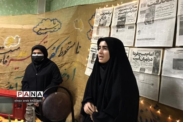 نمایشگاه مدرسه انقلاب در میاندورود