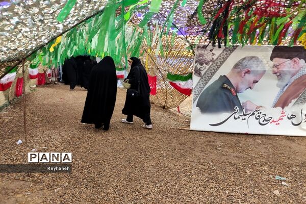 حضور دانش‌آموزان منطقه جوادآباد در اردوی راهیان نور