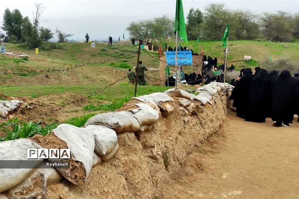 حضور دانش‌آموزان منطقه جوادآباد در اردوی راهیان نور