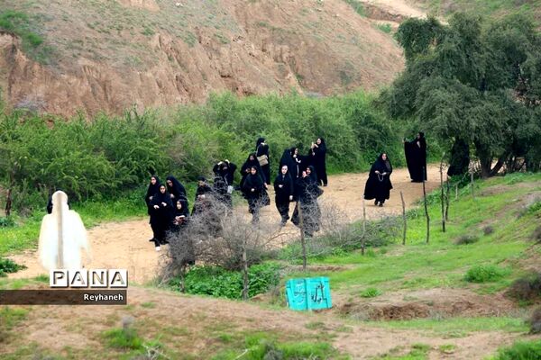 حضور دانش‌آموزان منطقه جوادآباد در اردوی راهیان نور
