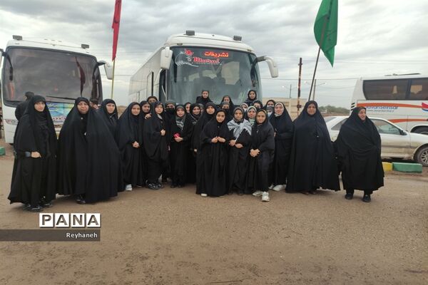 حضور دانش‌آموزان منطقه جوادآباد در اردوی راهیان نور
