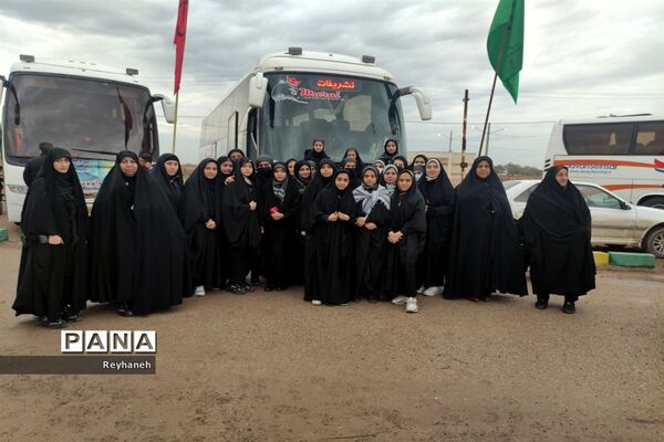 حضور دانش‌آموزان منطقه جوادآباد در اردوی راهیان نور