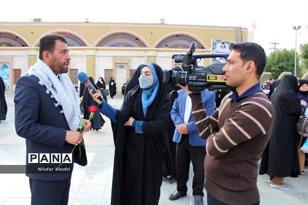 اعزام دانش‌آموزان دختر شهرستان بوشهر به مناطق عملیاتی جنوب