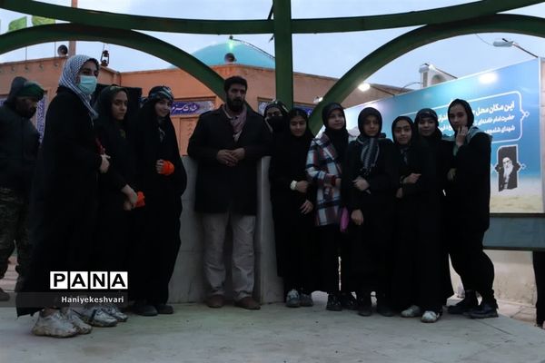 بازدید دانش‌آموزان اردوهای راهیان‌نوراز منطقه جنگی