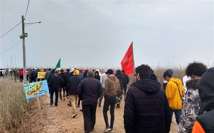 دانش آموزان زنجان در اردوی راهیان نور /فیلم