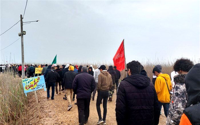 دانش آموزان زنجان در اردوی راهیان نور /فیلم