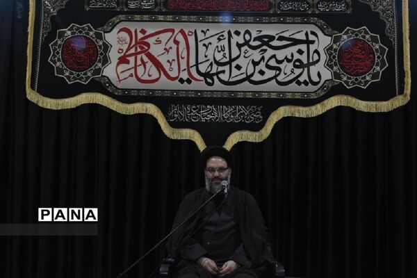 آیین عزاداری شهادت امام موسی الکاظم (ع) در حرم مطهر فرزند ایشان