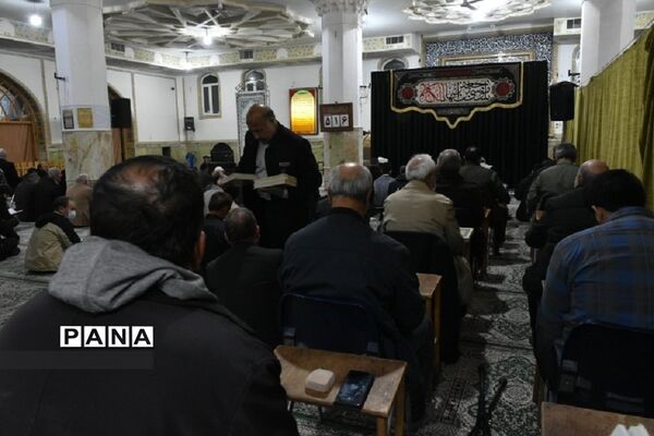 آیین عزاداری شهادت امام موسی الکاظم (ع) در حرم مطهر فرزند ایشان