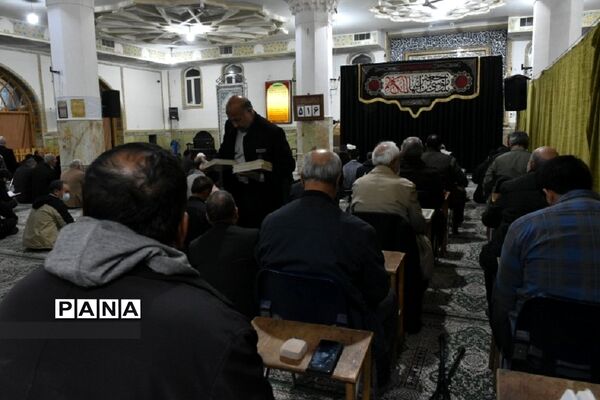 آیین عزاداری شهادت امام موسی الکاظم (ع) در حرم مطهر فرزند ایشان