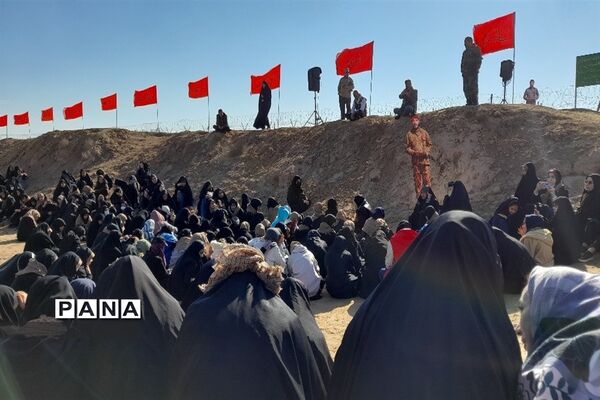 بازدید زائران راهیان نور از اماکن عملیات دفاع مقدس در خوزستان